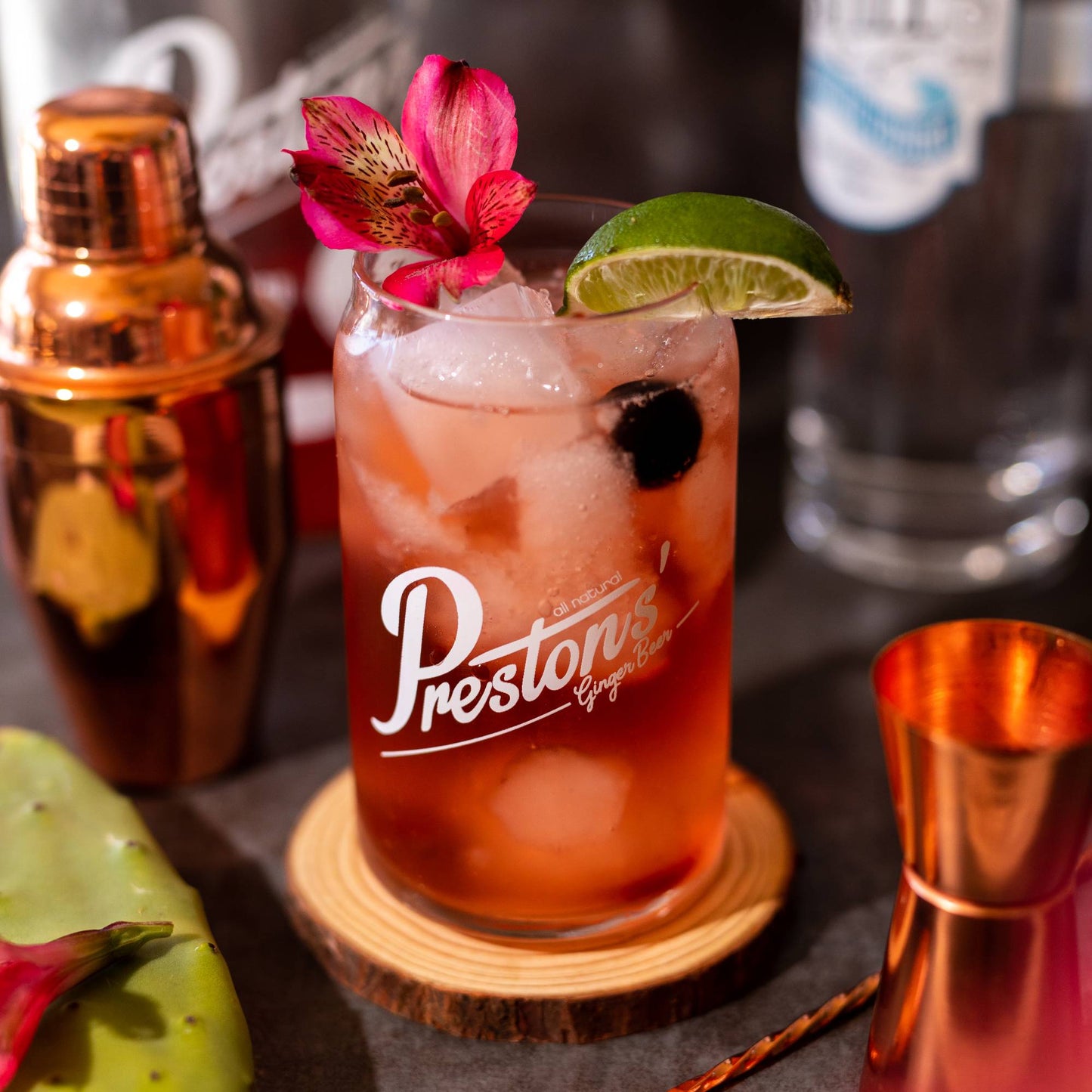 Prickly Pear & Hibiscus Ginger Beer