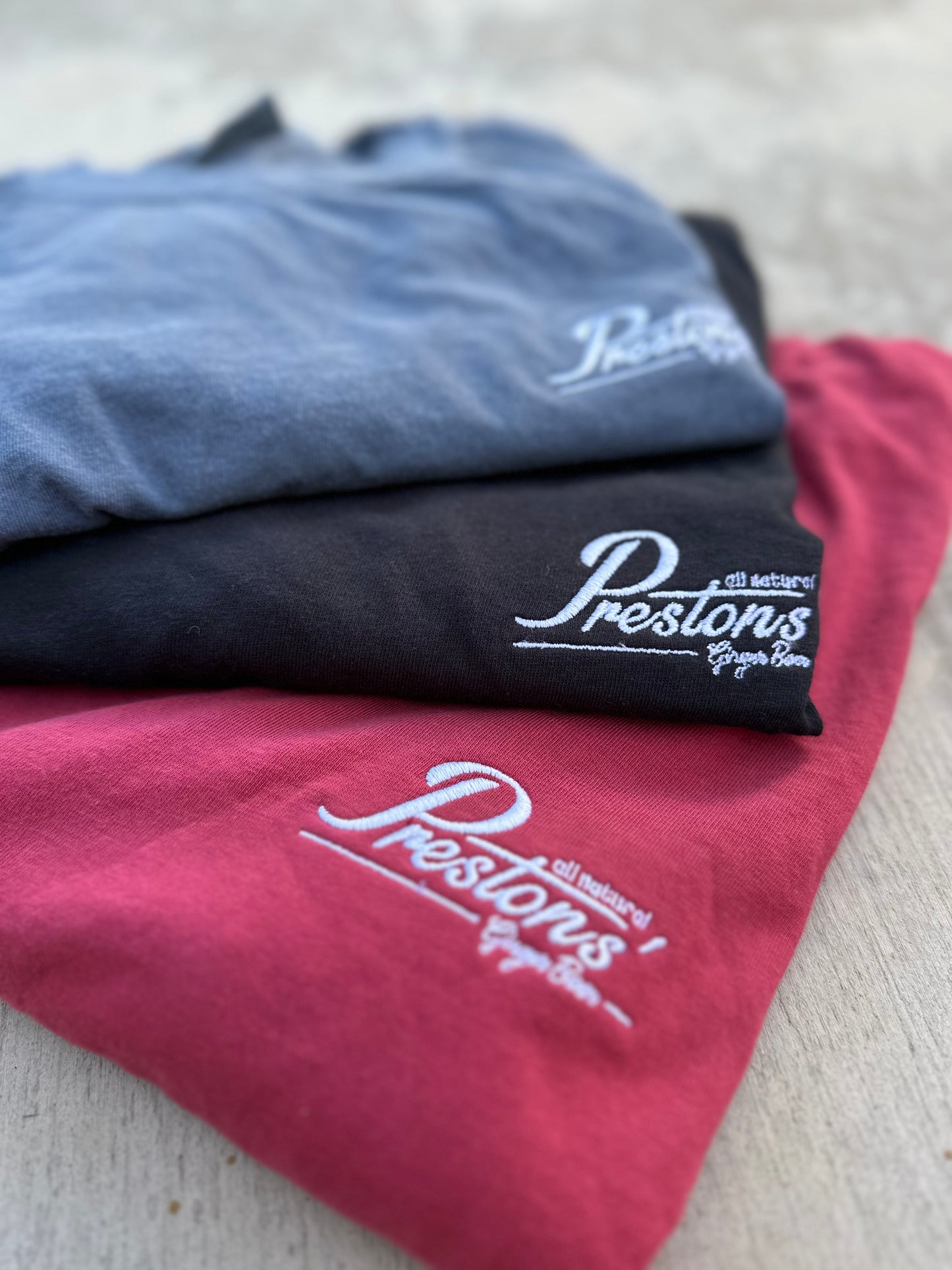 Prestons embroidered comfort tee